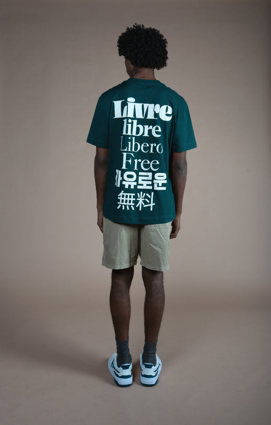 T-shirt Livre - Verde.