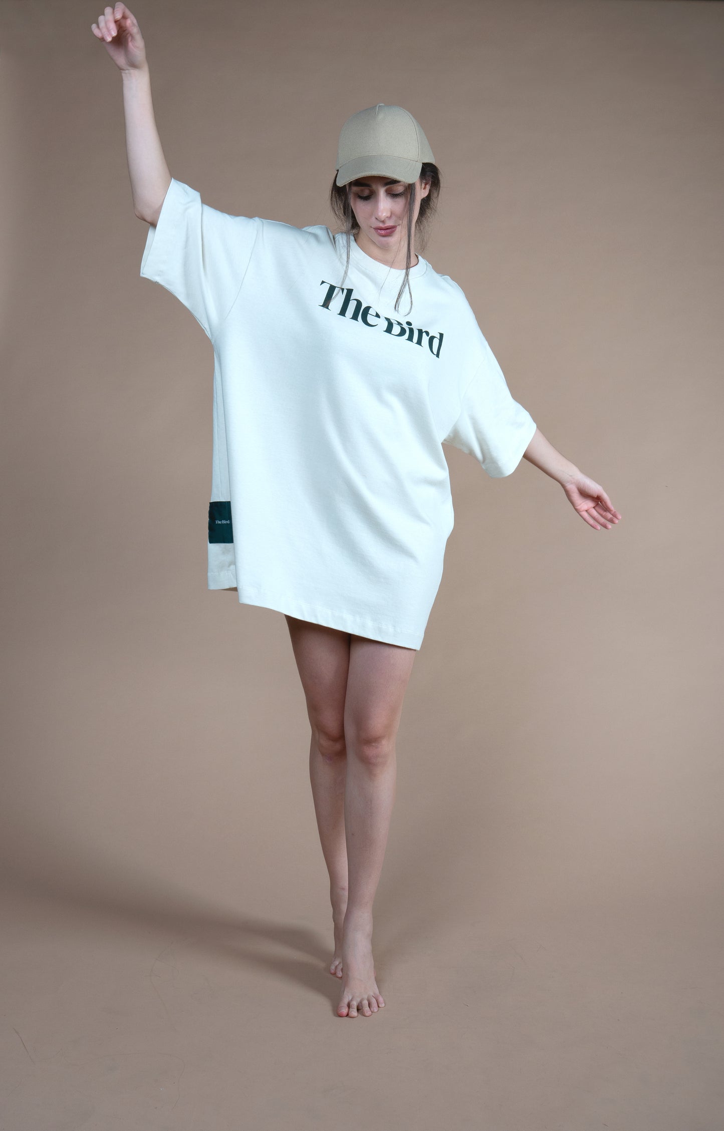 T-shirt Oversized Livre - Areia