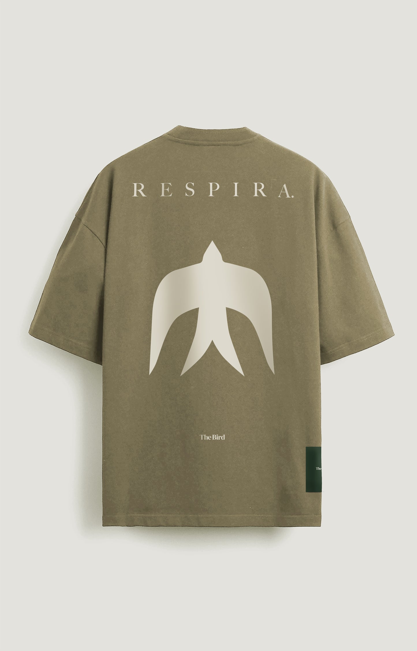 T-shirt Oversized Respira - Caqui.