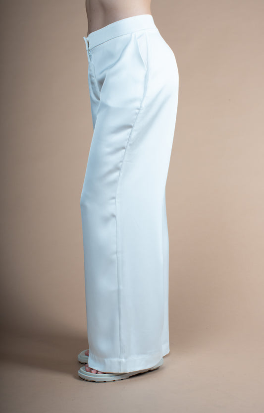 Calça Cetim Livre - Branco