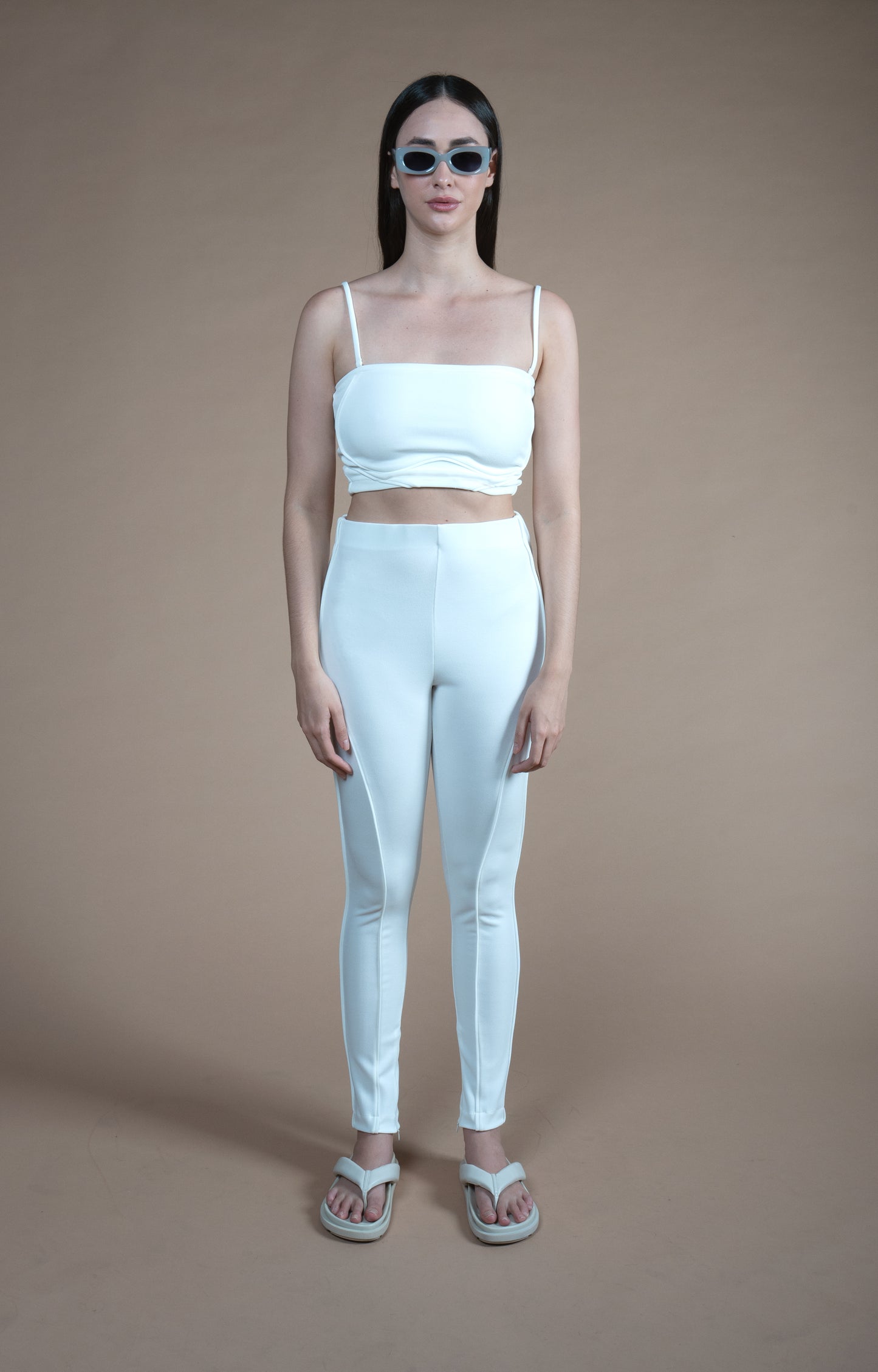 Top Malha Pele - Off White