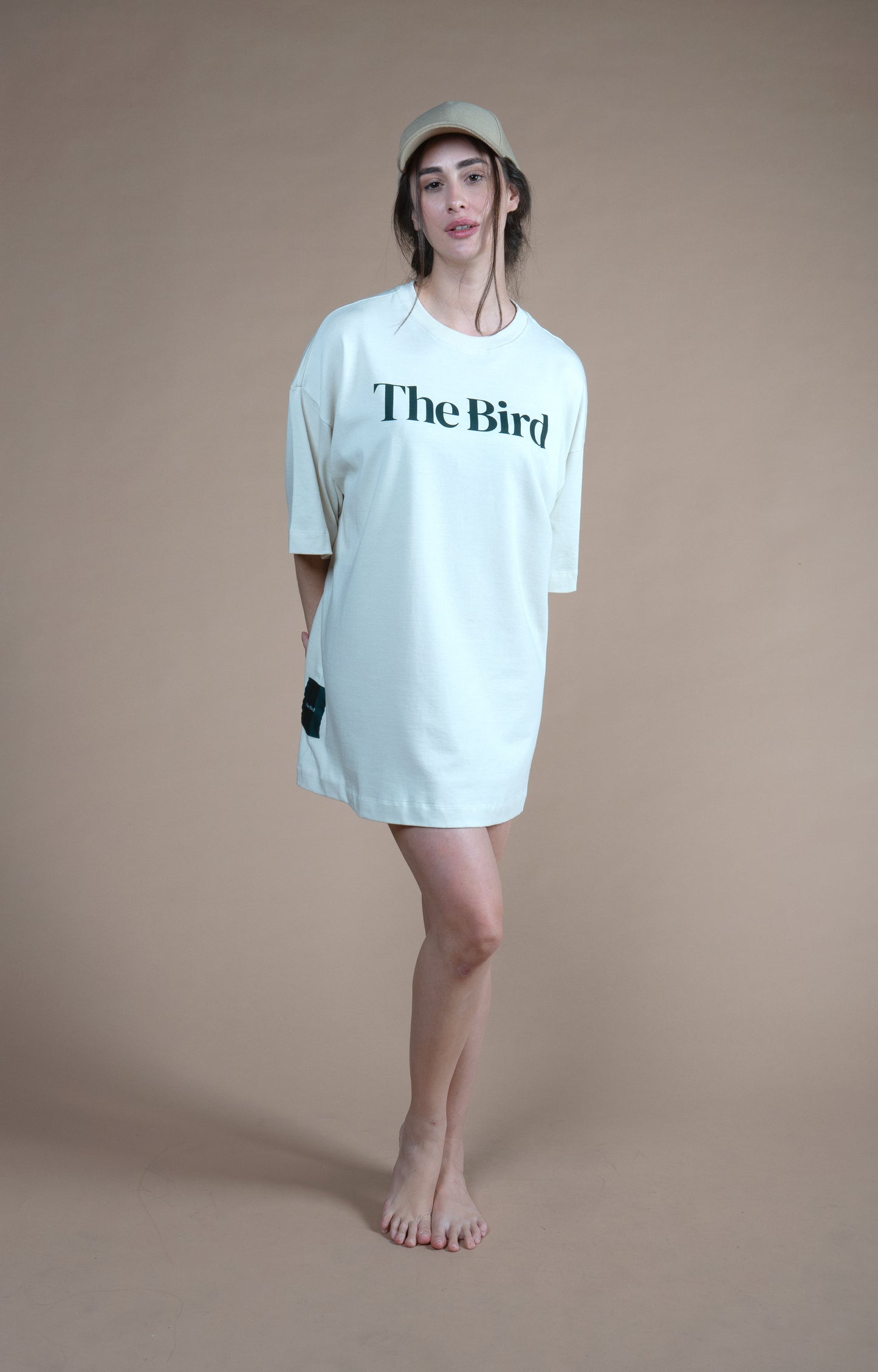 T-shirt Oversized Livre - Areia