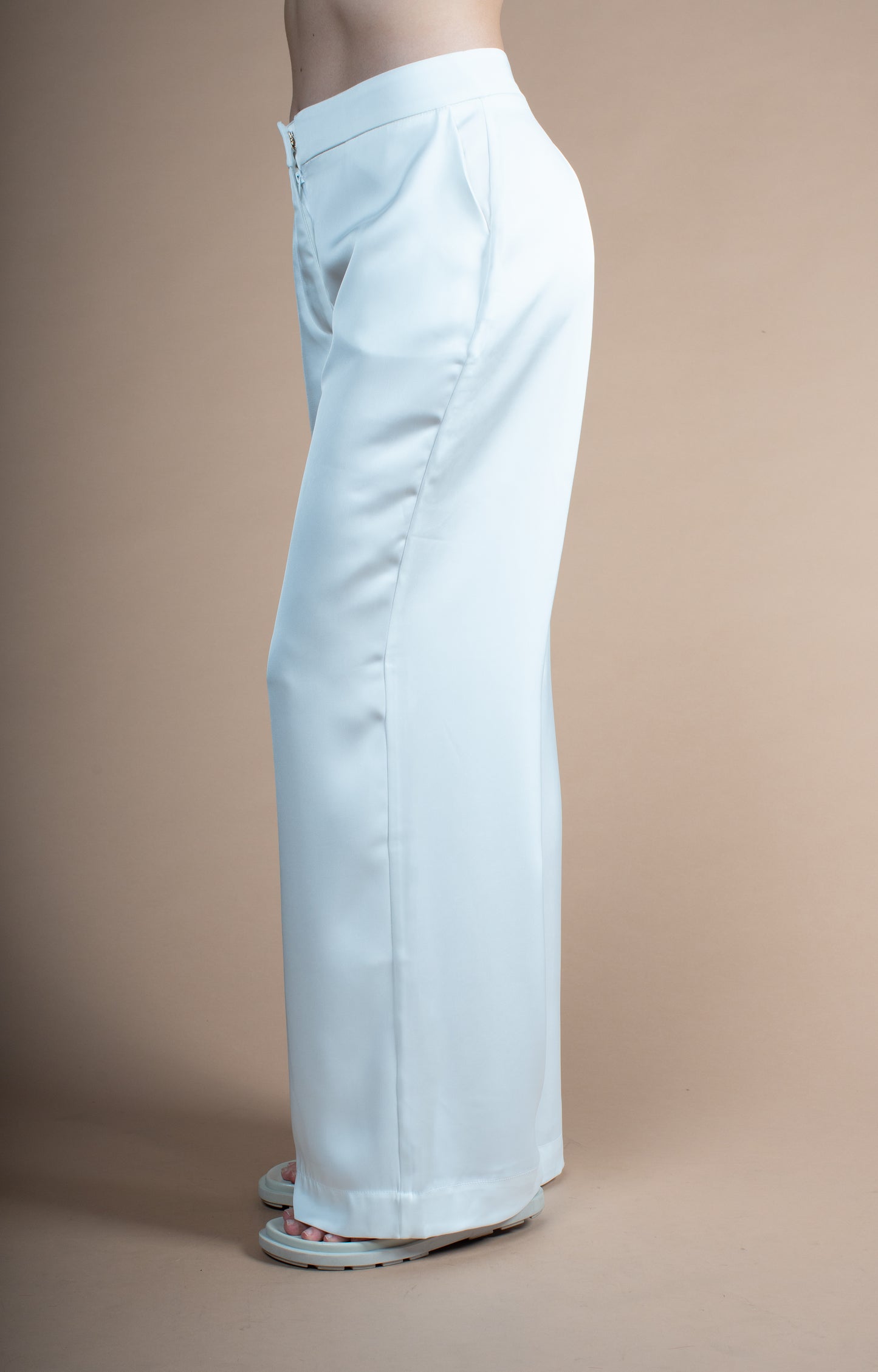 Calça Cetim Livre  - Branco