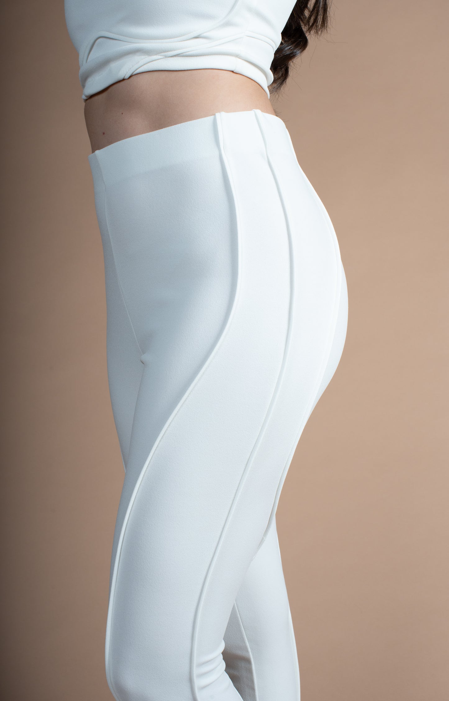 Calça Malha Pele -Off White