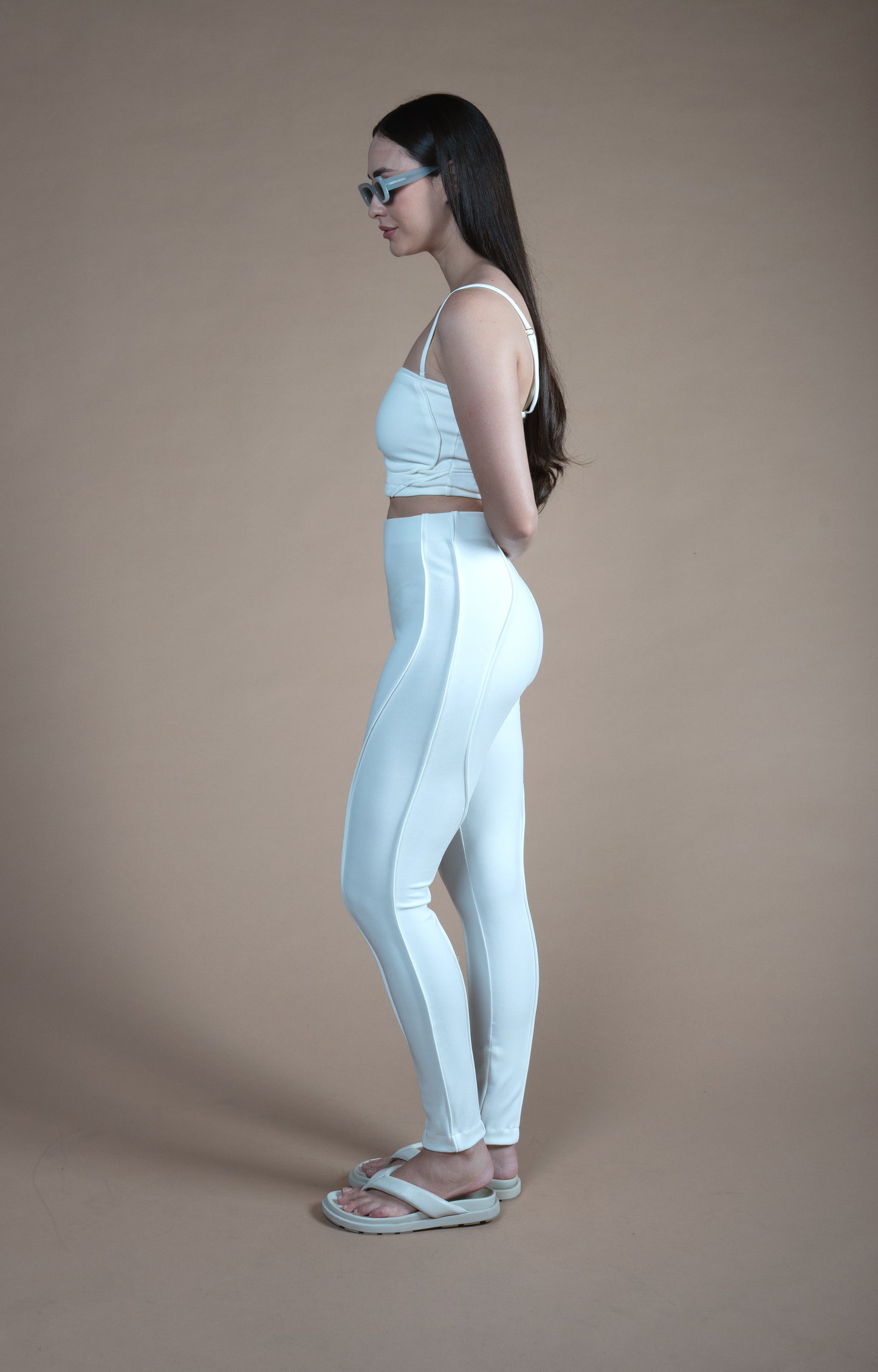 Top Malha Pele - Off White