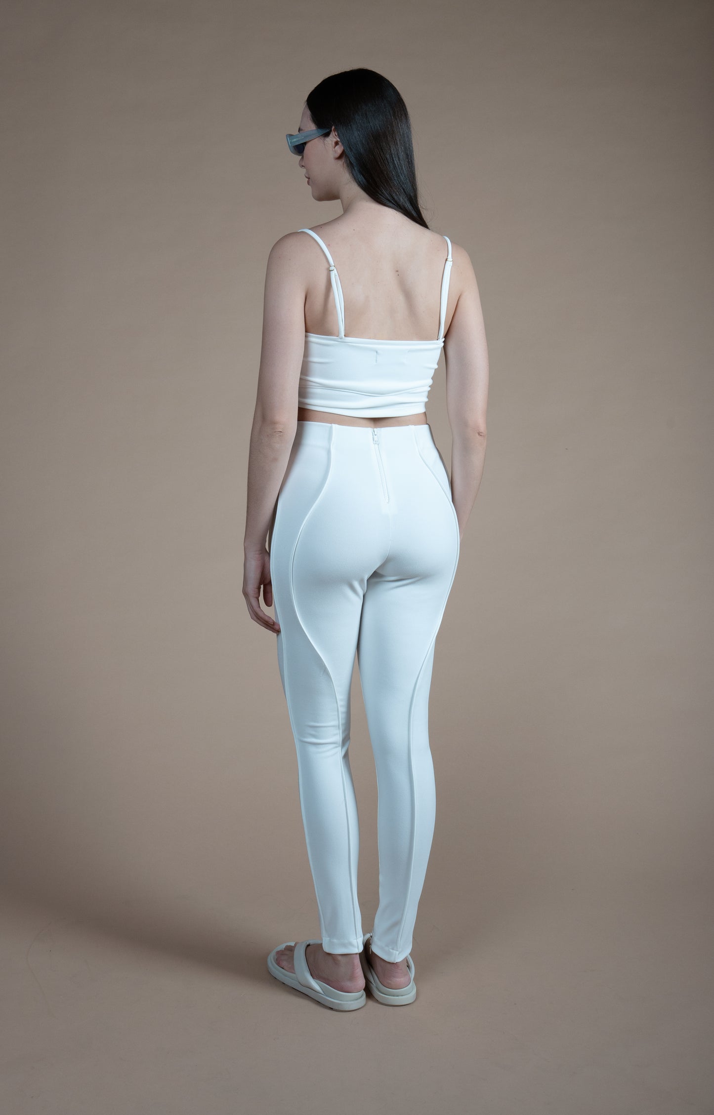 Top Malha Pele - Off White