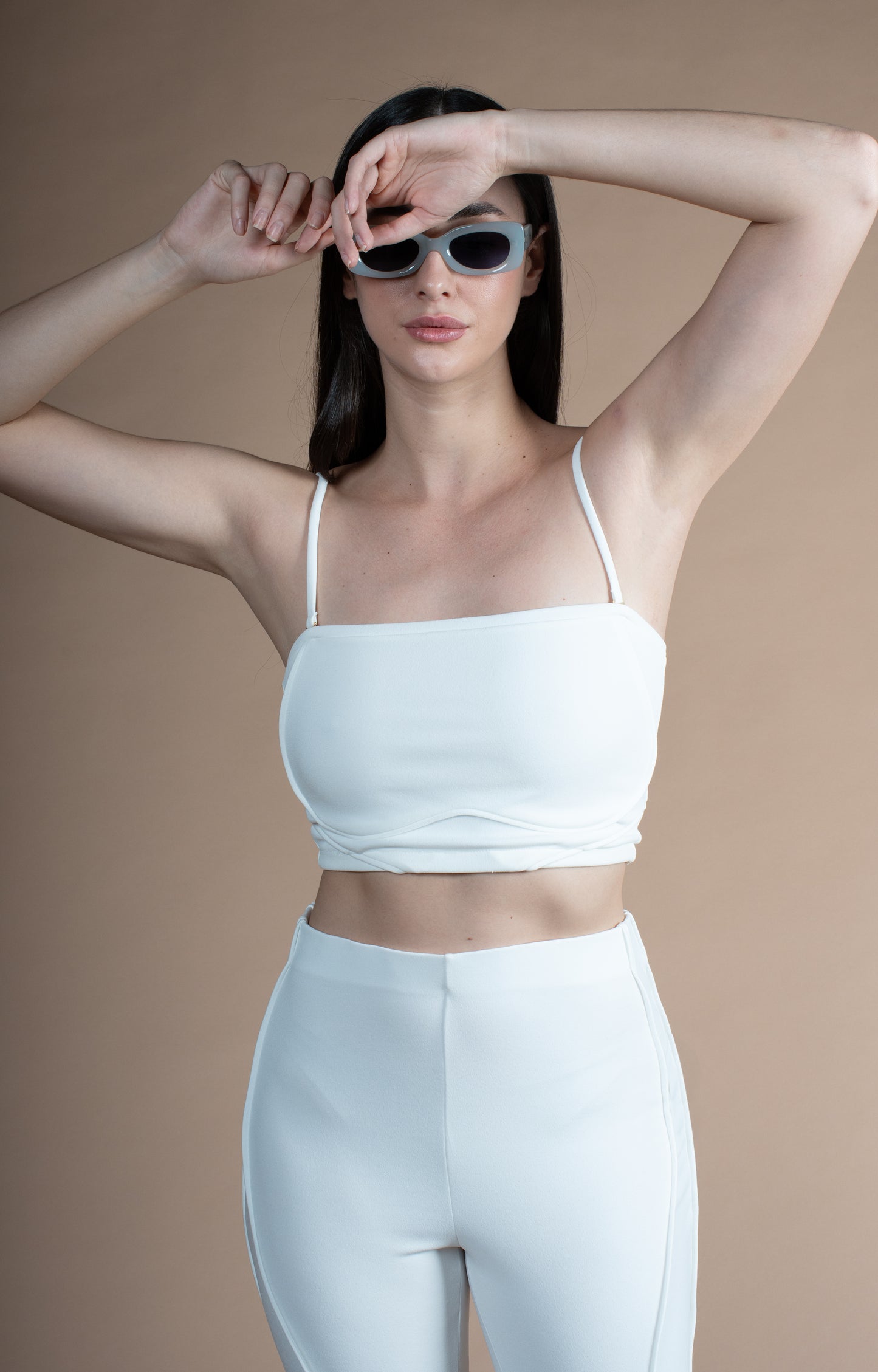 Top Malha Pele - Off White