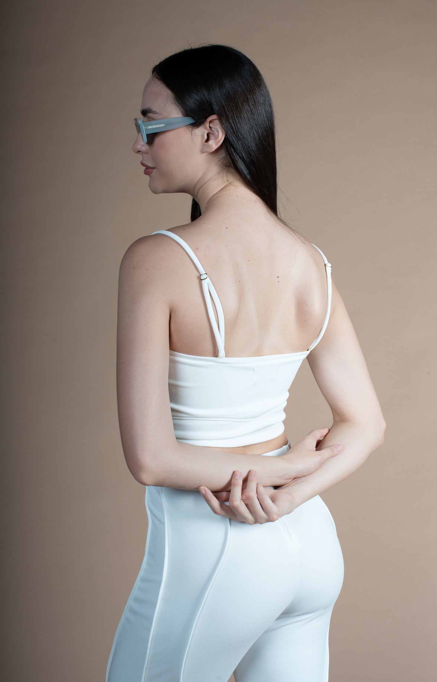 Top Malha Pele - Off White
