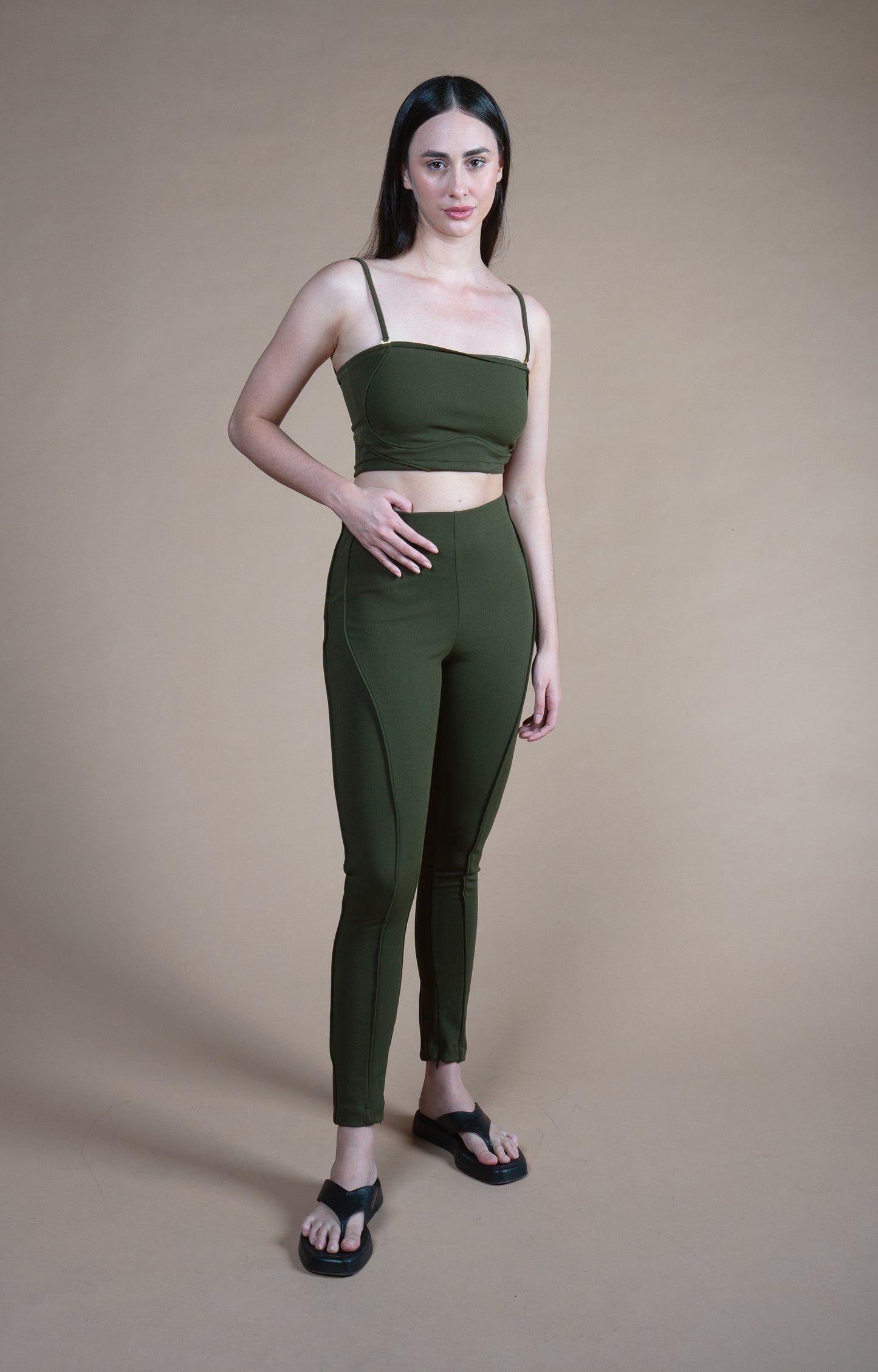 Top Malha Pele - Verde Militar