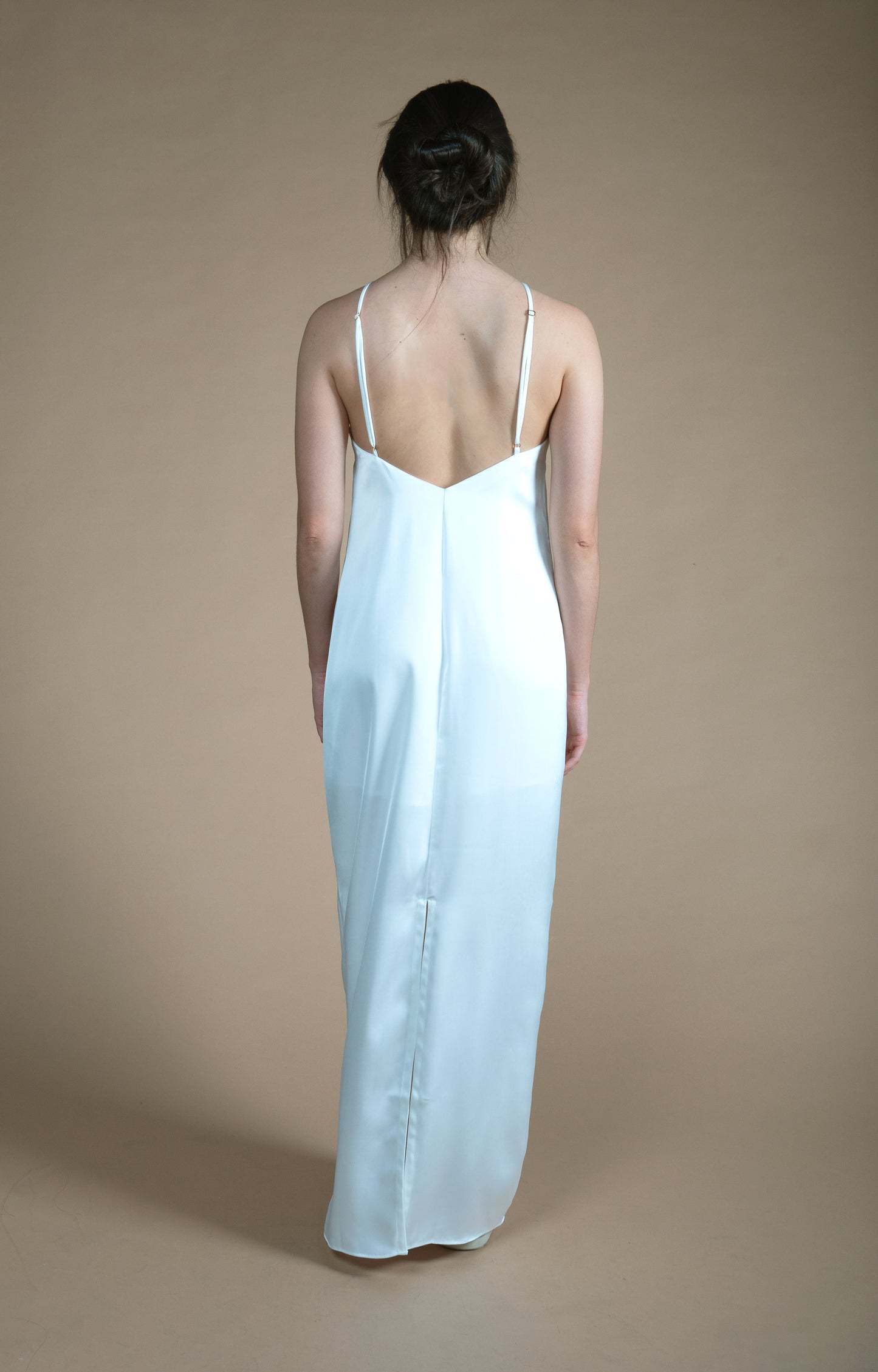 Vestido Cetim Livre - Branco